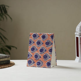 Peach - fabric embellished handmade photo frame (8 x 6 in)