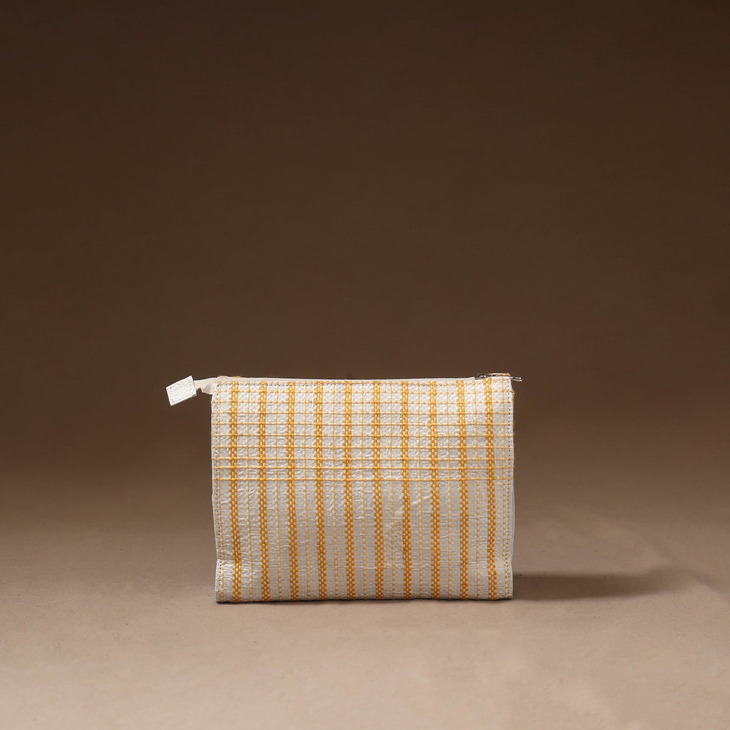 Taat Wool Thread Hand Embroidered Upcycled Travel Pouch 02