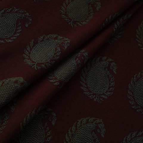 Bagh Hand Block Print Natural Dyed Cotton Fabric 19