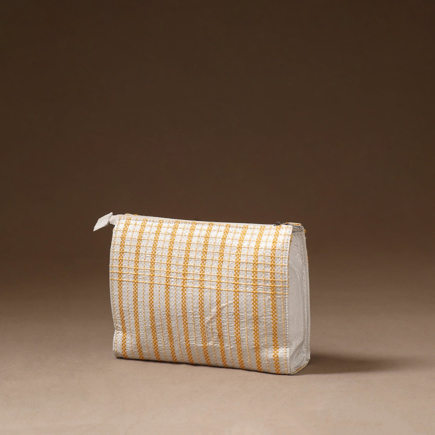 Taat Wool Thread Hand Embroidered Upcycled Travel Pouch 02
