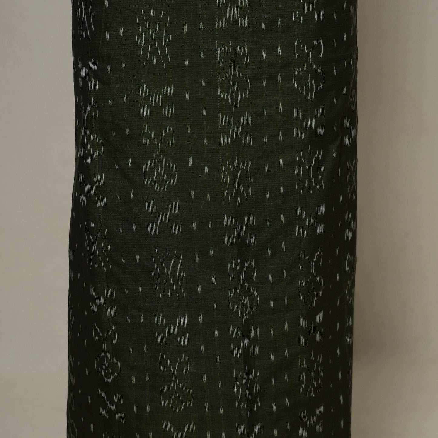 Green - 3pc handloom cotton unstitched sambalpuri dress