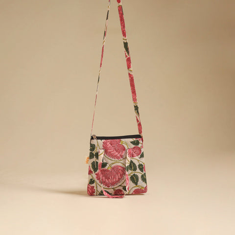 Handcrafted Quilted Sling Bag 05