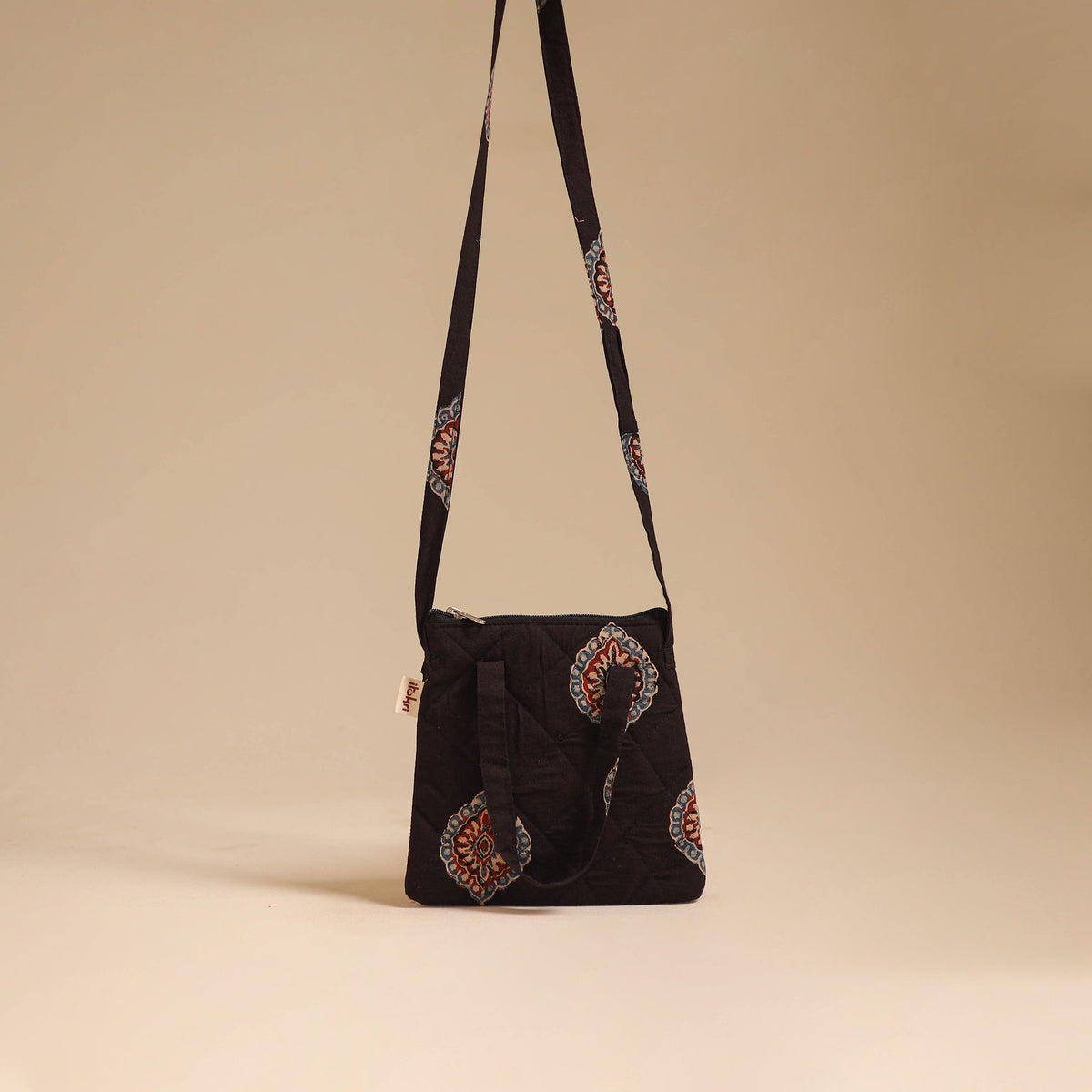 Handcrafted Quilted Sling Bag 06