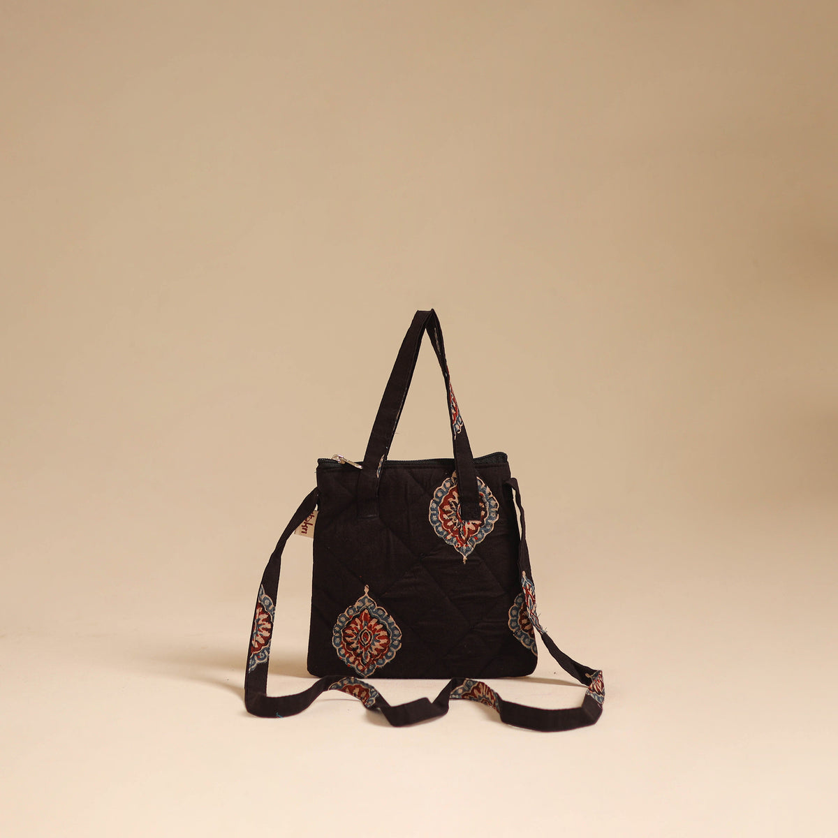 Handcrafted Quilted Sling Bag 06