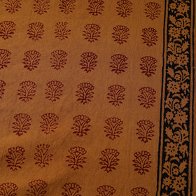 Orange - Bagh Hand Block Print Natural Dyed Cotton Fabric 21