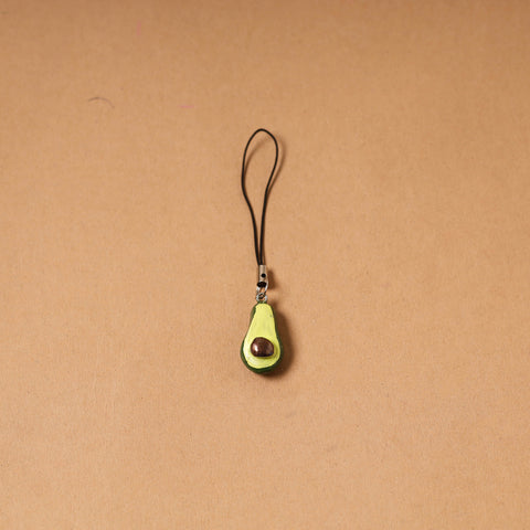 Quirklets Handpainted Clay Bag Charm / Keychain 40