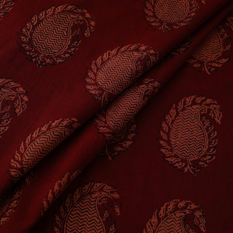 Bagh Hand Block Print Natural Dyed Cotton Fabric 22