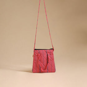 Handcrafted Quilted Sling Bag 09
