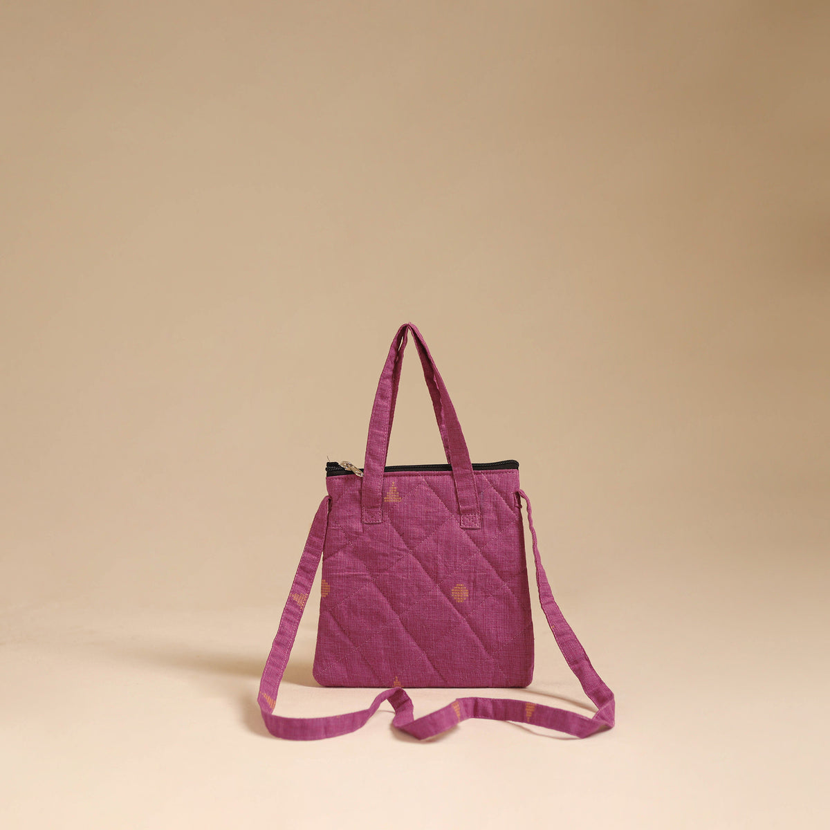 Handcrafted Quilted Sling Bag 10