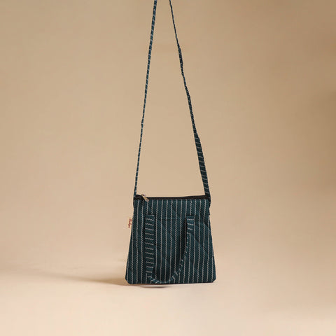 Handcrafted Quilted Sling Bag 11