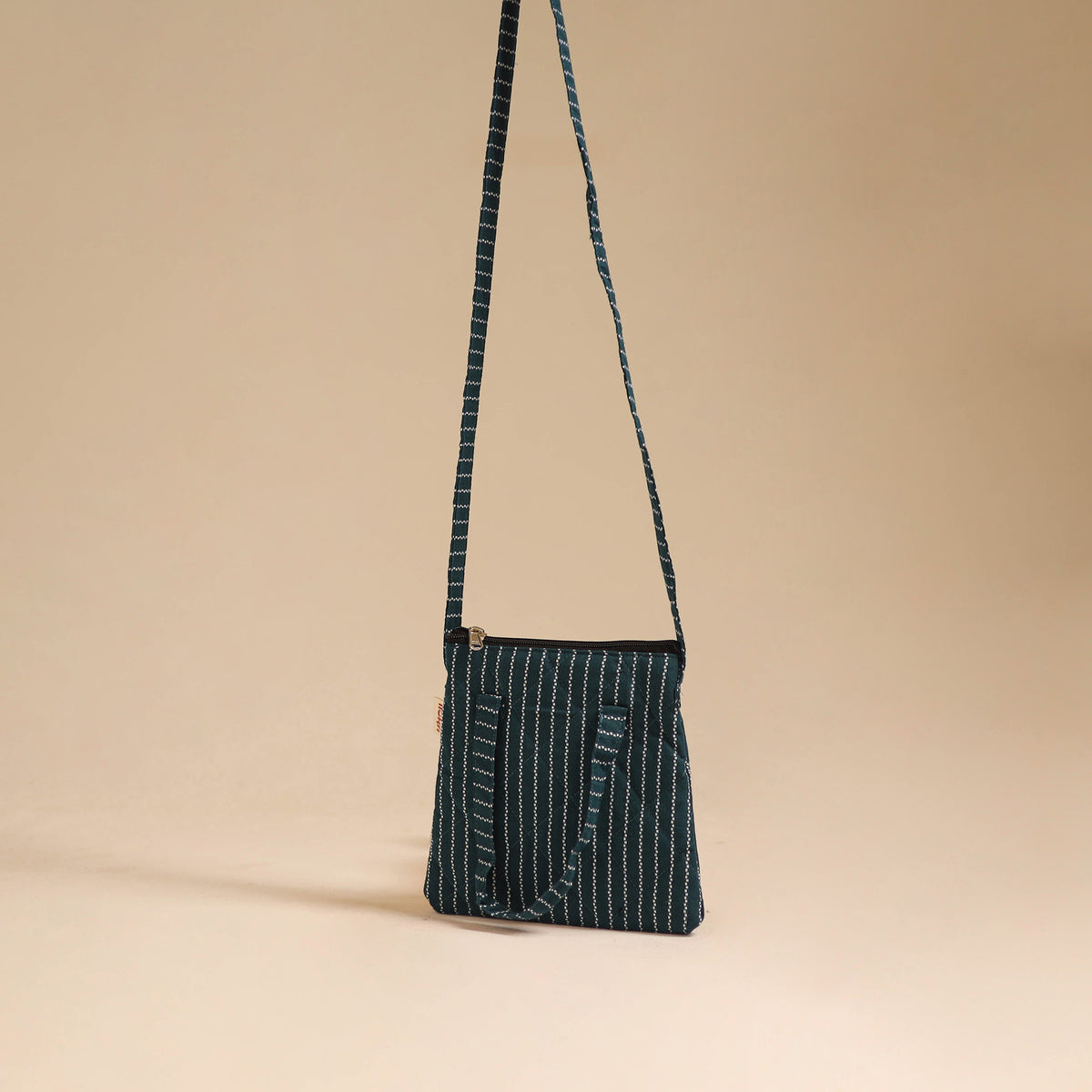 Handcrafted Quilted Sling Bag 11