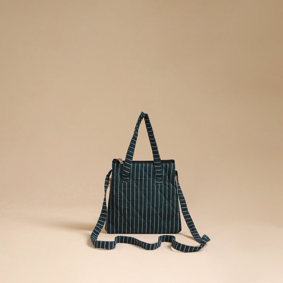 Handcrafted Quilted Sling Bag 11