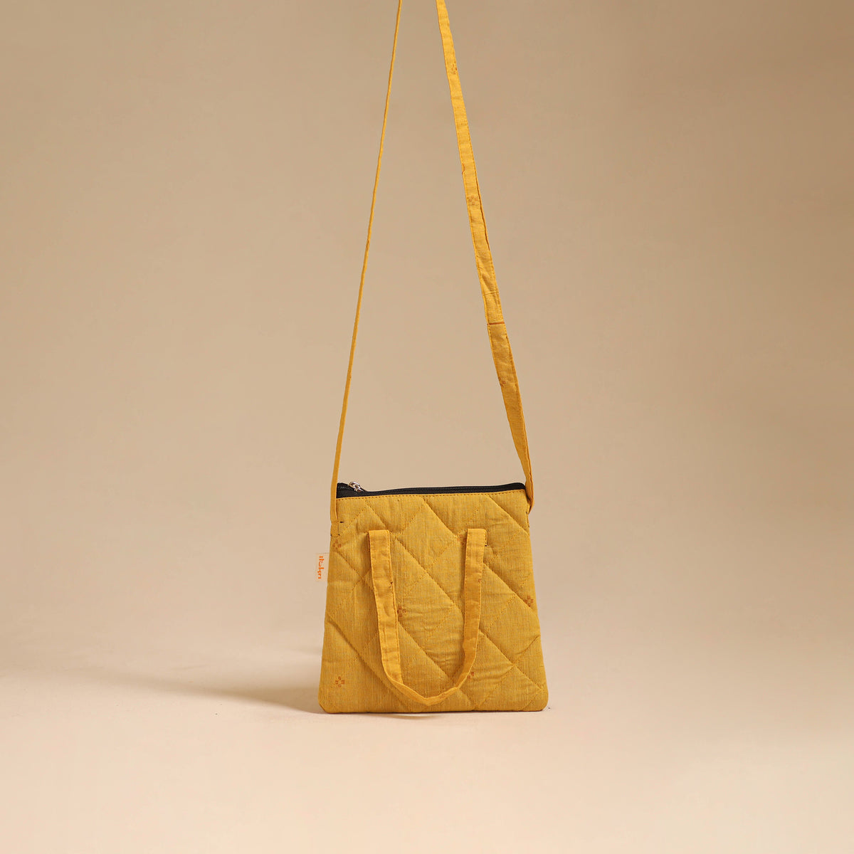 Handcrafted Quilted Sling Bag 12