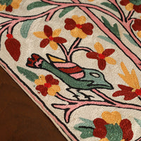 Kashmiri Crewel Hand Embroidery Table Runner 09