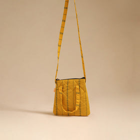 Handcrafted Quilted Sling Bag 13