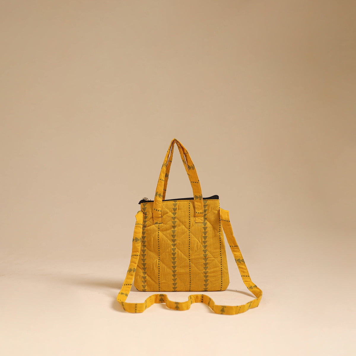 Handcrafted Quilted Sling Bag 13