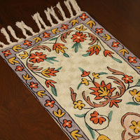 Kashmiri Crewel Hand Embroidery Table Runner 10