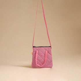 Handcrafted Quilted Sling Bag 14