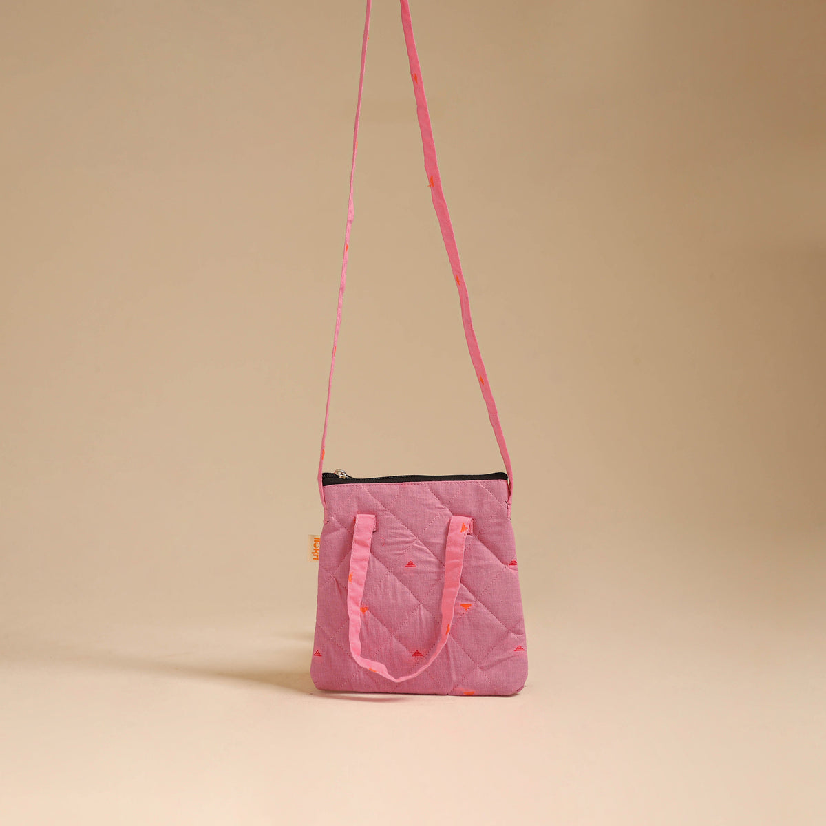 Handcrafted Quilted Sling Bag 14