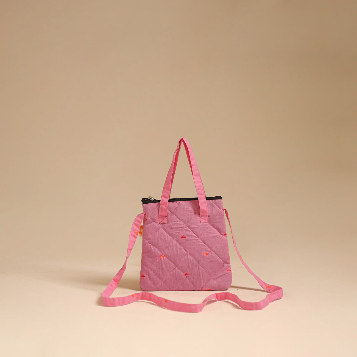 Handcrafted Quilted Sling Bag 14