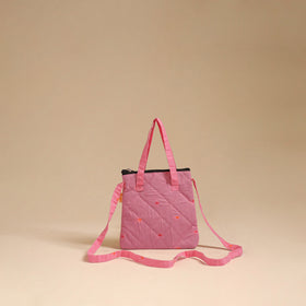 Handcrafted Quilted Sling Bag 14