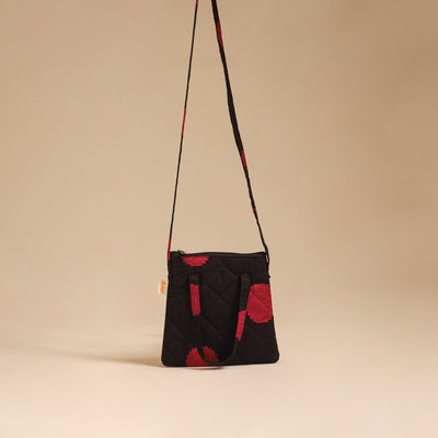 Handcrafted Quilted Sling Bag 15