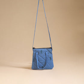Handcrafted Quilted Sling Bag 17