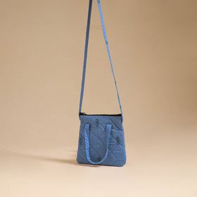 Handcrafted Quilted Sling Bag 17