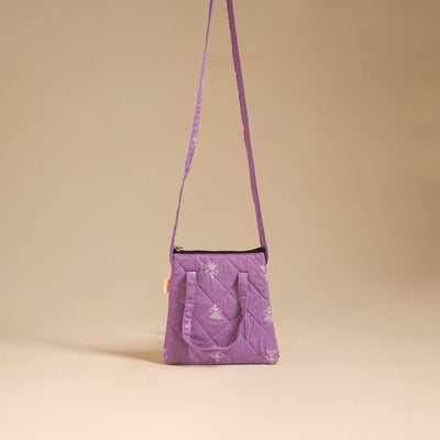 Handcrafted Quilted Sling Bag 19