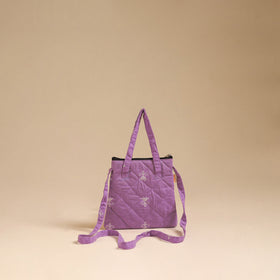 Handcrafted Quilted Sling Bag 19