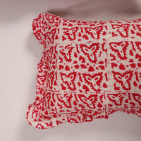 Set of 2 Handcrafted Cotton Frill Pillow Covers 01