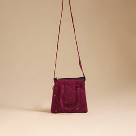 Handcrafted Quilted Sling Bag 21