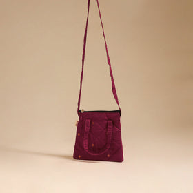 Handcrafted Quilted Sling Bag 21