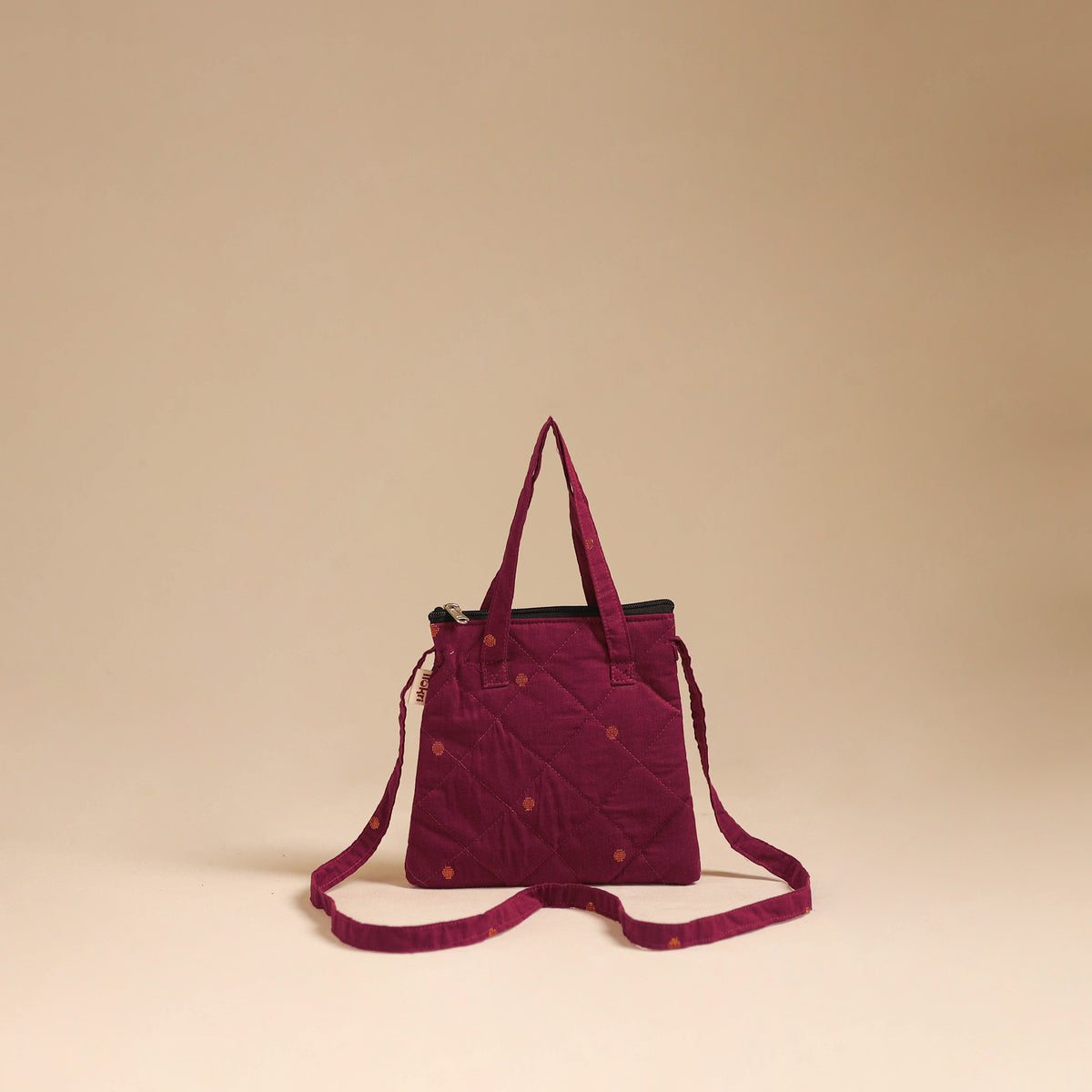 Handcrafted Quilted Sling Bag 21