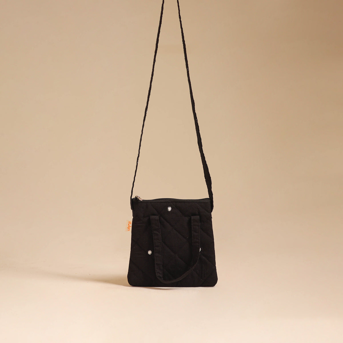 Handcrafted Quilted Sling Bag 22