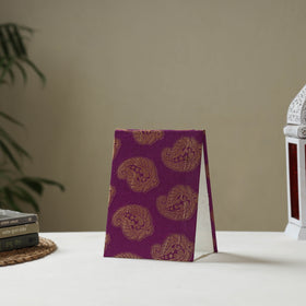 Purple - fabric embellished handmade photo frame (8 x 6 in)