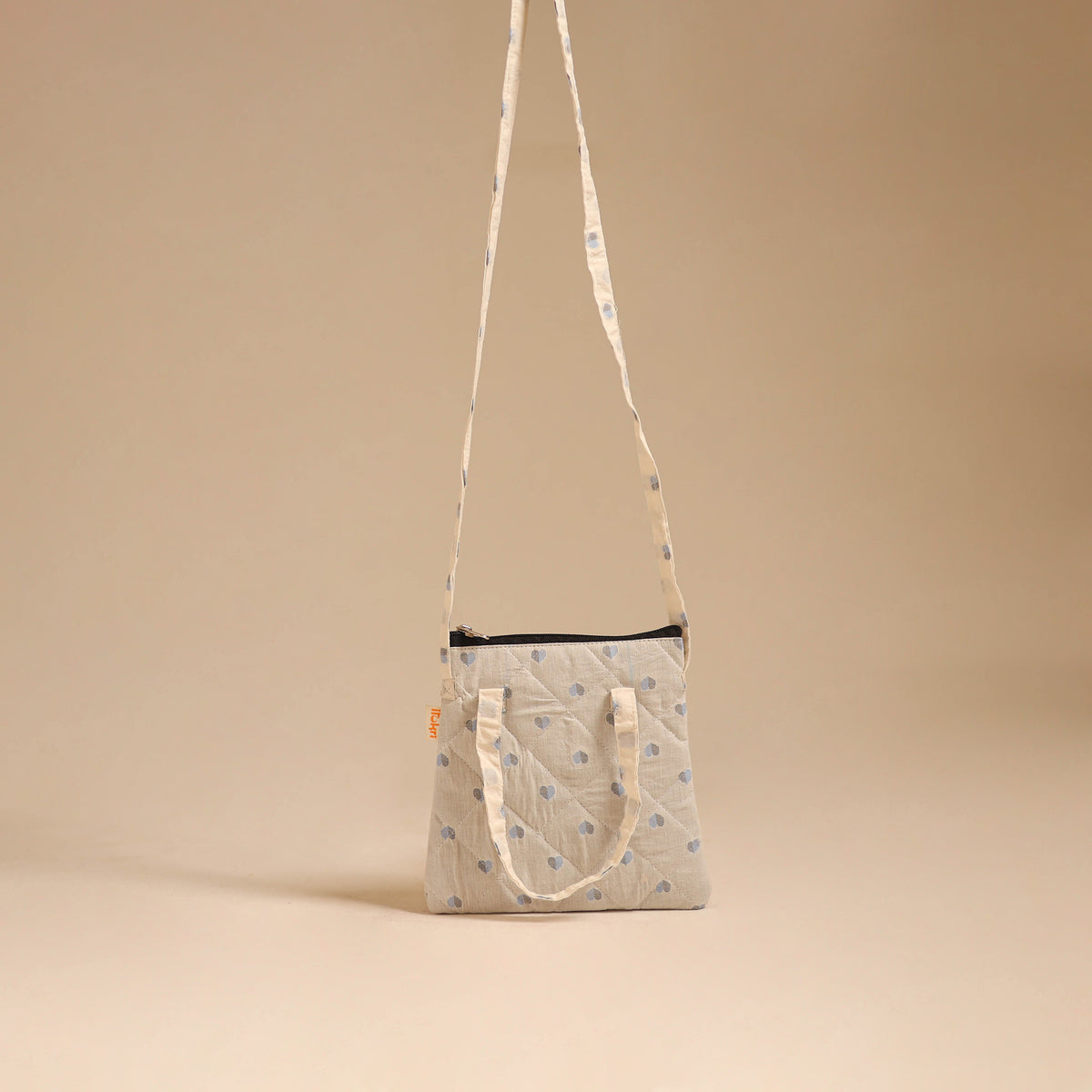 Handcrafted Quilted Sling Bag 23
