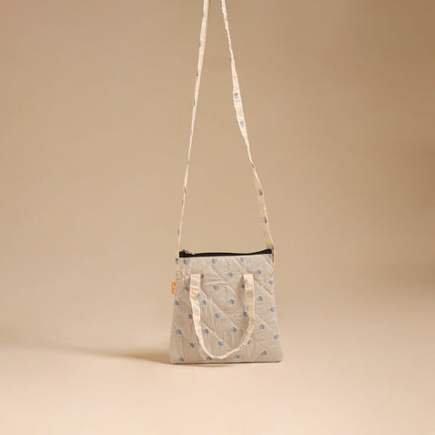 Handcrafted Quilted Sling Bag 23
