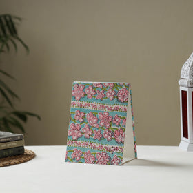 Green - fabric embellished handmade photo frame (8 x 6 in)