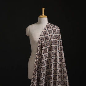 Kutch Hand Block Ajrakh Print Natural Dyed Cotton Fabric 22