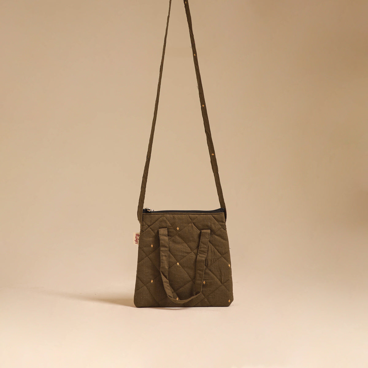 Handcrafted Quilted Sling Bag 26