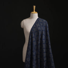 Kutch Hand Block Ajrakh Print Natural Dyed Cotton Fabric 23