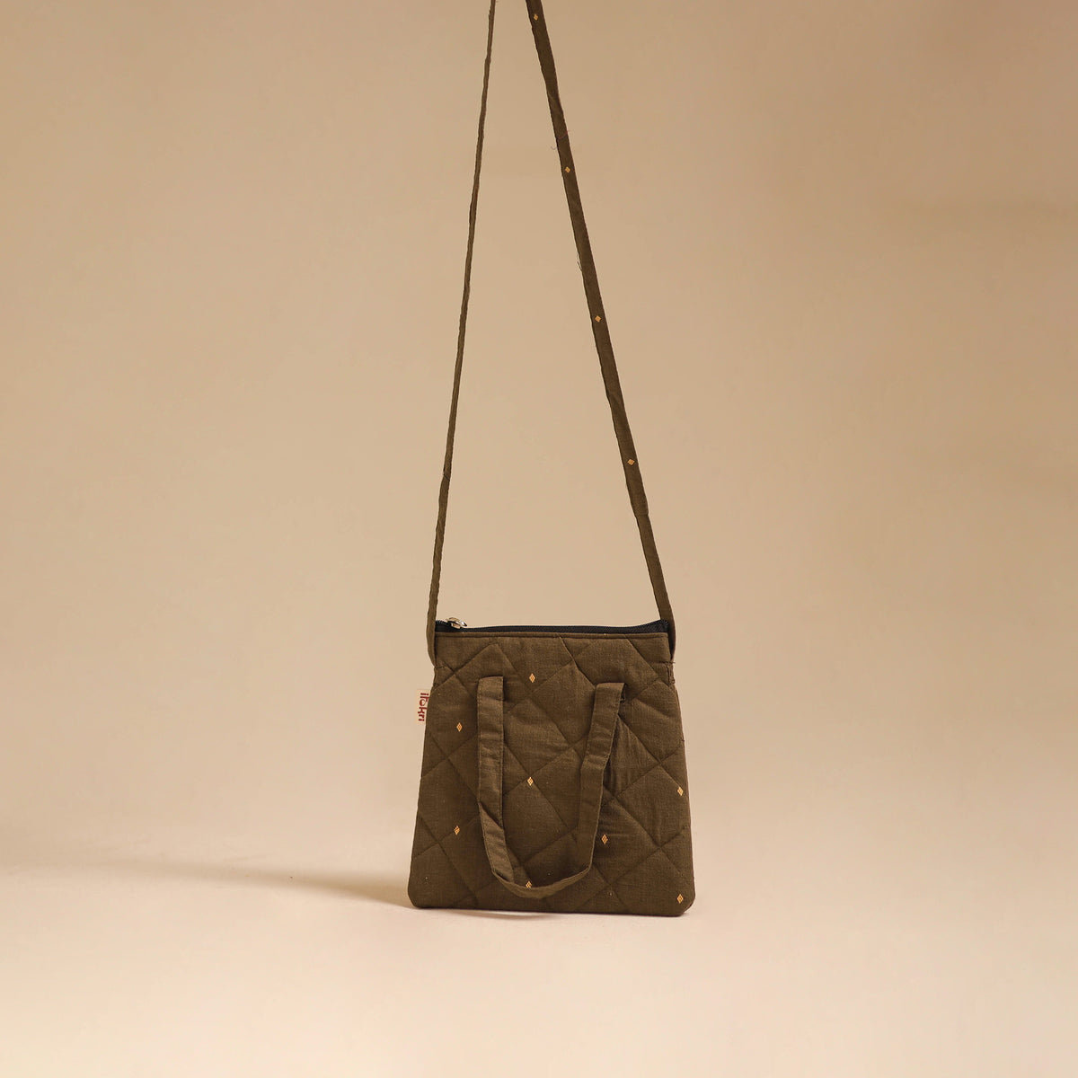 Handcrafted Quilted Sling Bag 26