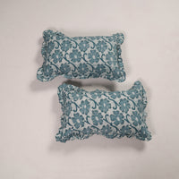 Set of 2 Handcrafted Cotton Frill Pillow Covers 04