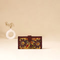 Srikalahasti Handpainted Kalamkari Clutch by Dwarka Plus 74