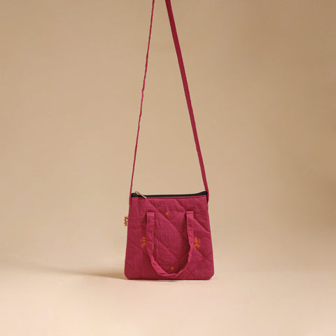 Handcrafted Quilted Sling Bag 27