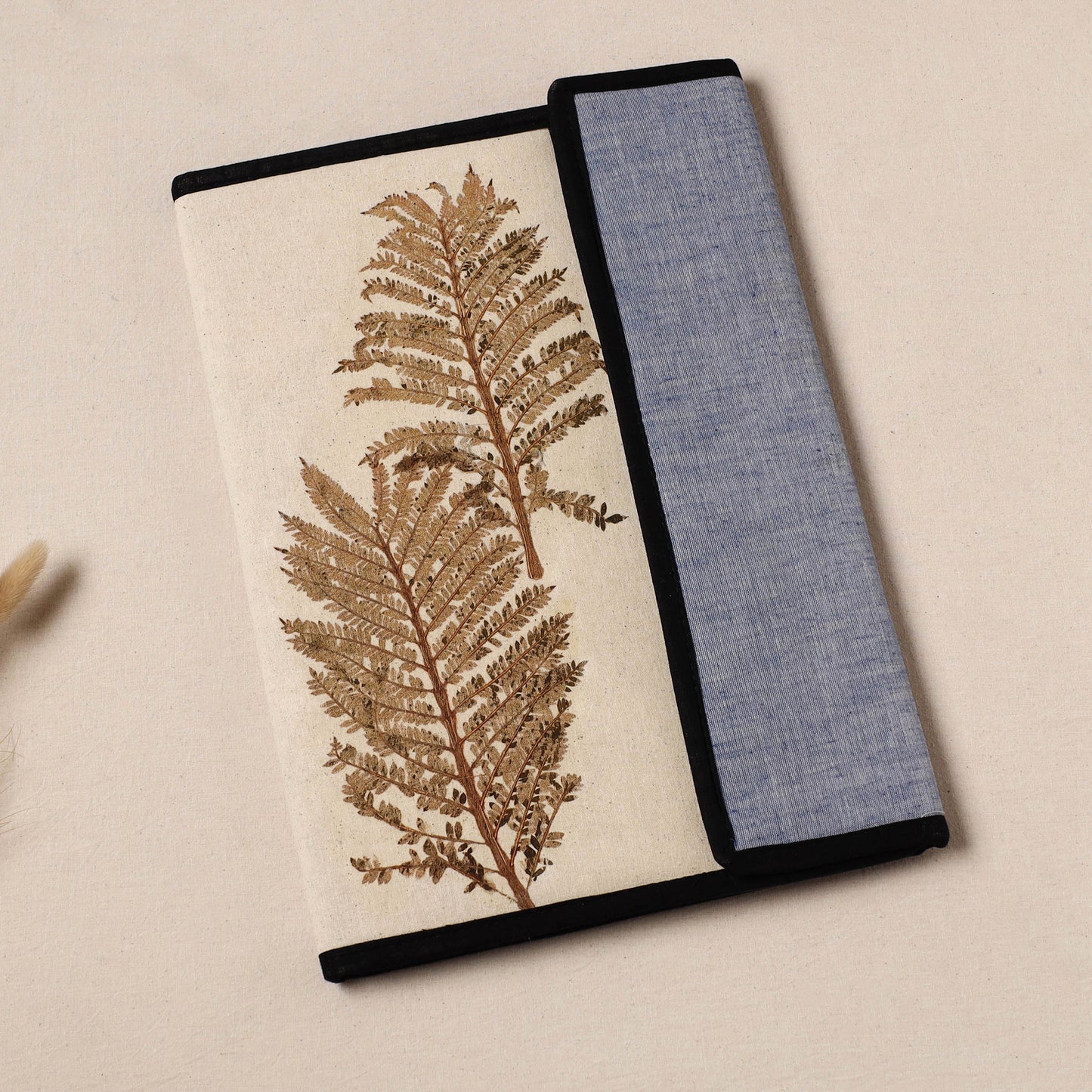 Natural Leaf Art Work Fabric File Folder 02
