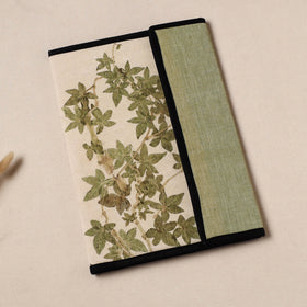 Natural Leaf Art Work Fabric File Folder 01