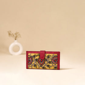 Srikalahasti Handpainted Kalamkari Clutch by Dwarka Plus 75