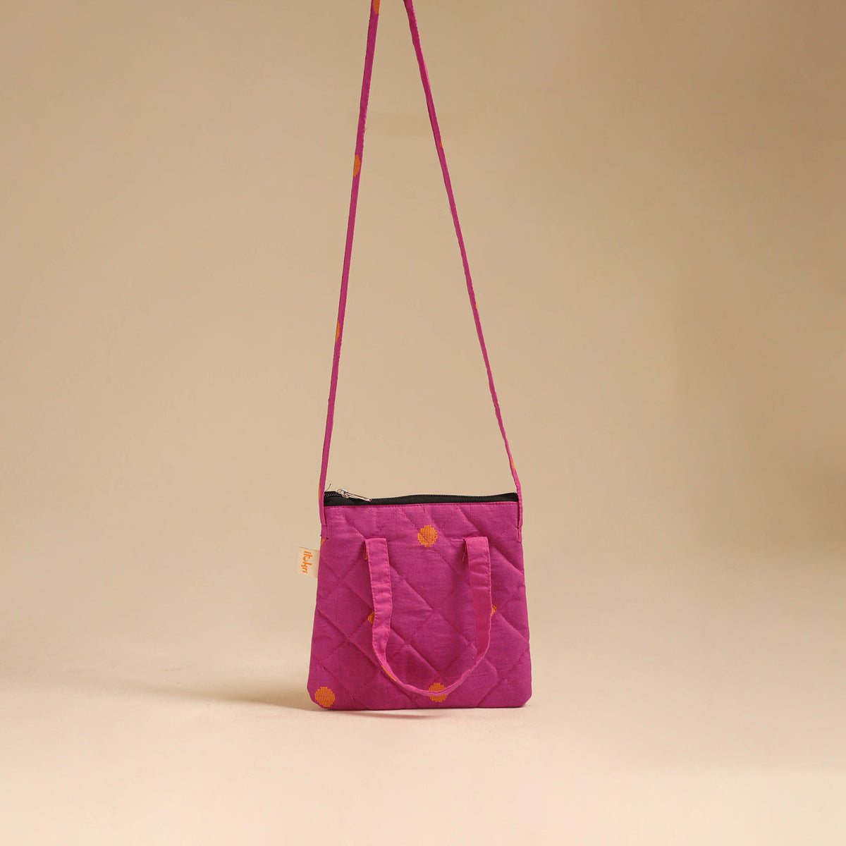 Handcrafted Quilted Sling Bag 29